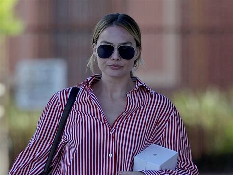 margot robbie in a thong|Margot Robbie Trades in Her Barbie Wardrobe for a。